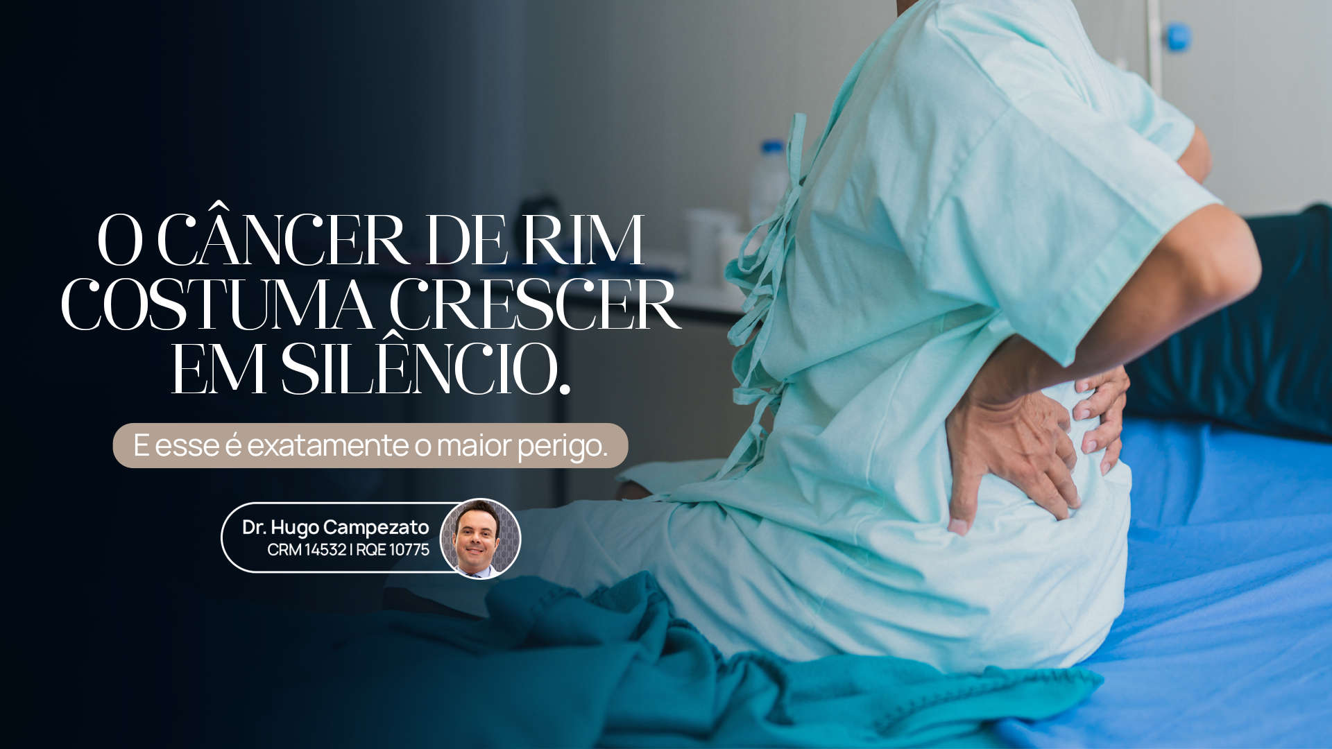 O câncer de rim é silencioso e costuma evoluir sem sintomas. Entenda a importância do diagnóstico precoce e proteja sua saúde."